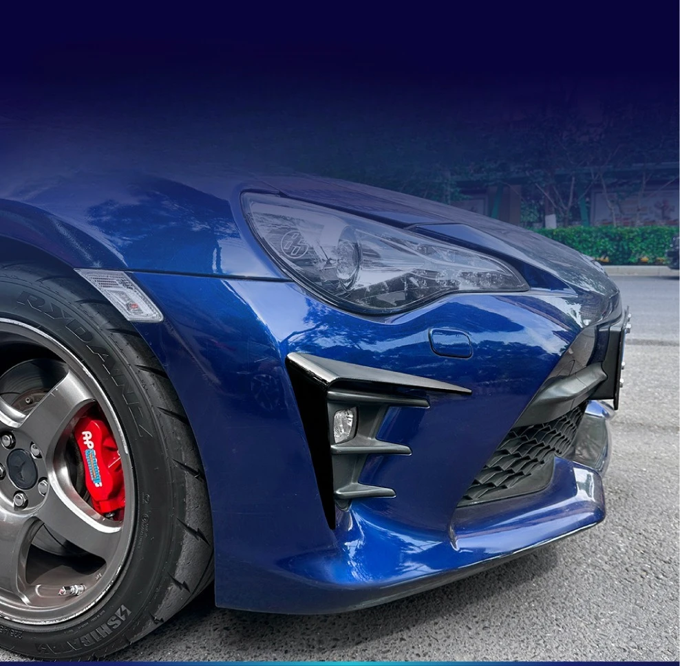 Toyota 86 GT86 2017-2020 용 앞 범퍼 윈드 나이프 벤트 트림 ABS 외부 스타일링 자동차 바디 장식 자동차 액세서리