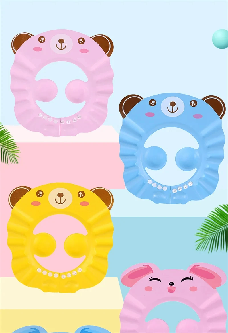 Baby Shower Soft Cap Adjustable Hair Wash Hat