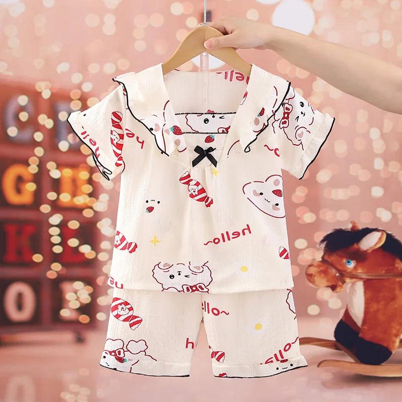 Baby Girl Baby Short Pajamas Night Suit Baby Girl Pyjamas Summer