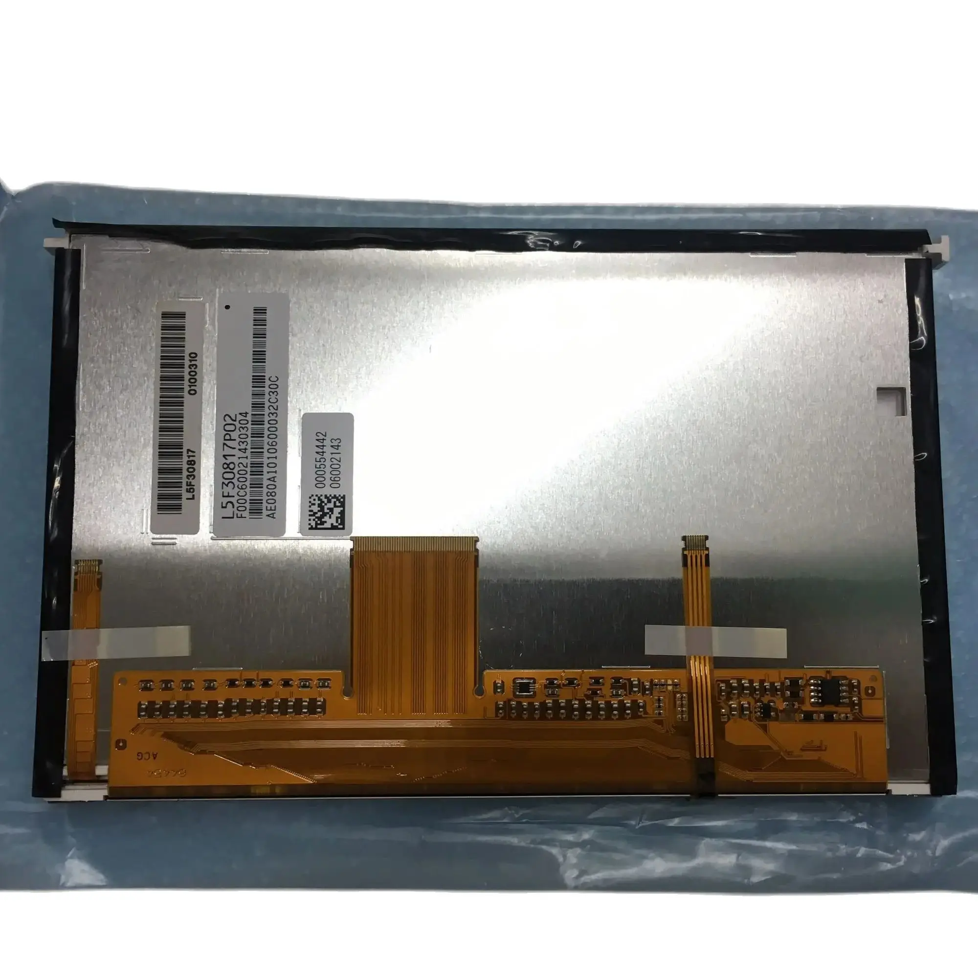 새로운 오리지널 8인치 차량용 TFT LCD 모니터 L5F30817P02 디스플레이 L5F30817 터치스크린 포함/GCX074KQ-E VW 페이톤 GPS용