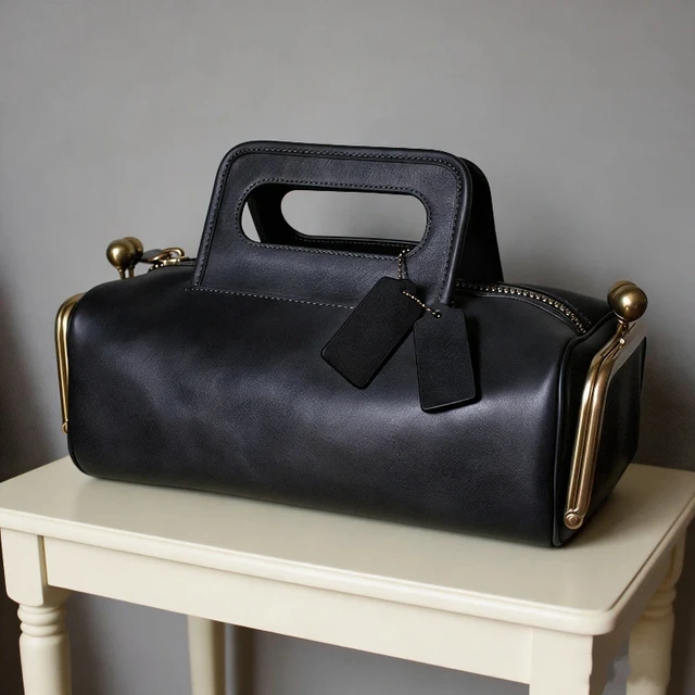 Sac à main de luxe rétro à clip, sac à main de créateur de luxe avec cadre, sac bandoulière grande capacité à fermeture éclair, sac boîte tendance pour femme 1