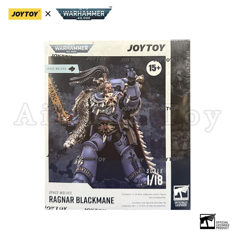 JOYTOY 1/18 Action Figure 40K Space Wolves Ragnar Blackmane Re