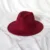 Wholesale fedora 29 colors felt hat men's jazz hat fedora monochrome orange women's fedora women with gorras hombre trapstar 20