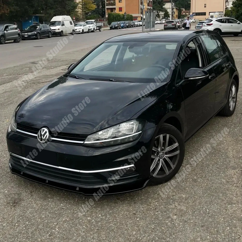 폭스바겐 골프 7 MK7 TSI TDI 해치백/바리언트 2013-2019용 자동차 앞 범퍼 디퓨저 스플리터 디플렉터 스포일러 립 트림