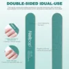 Nailpop Nail Tips and Glue Gel Nail Kit Fast Nail Extension Set with Soft Gel UV Lamp 600Pcs Semi Matte Nails and Files Tools 5