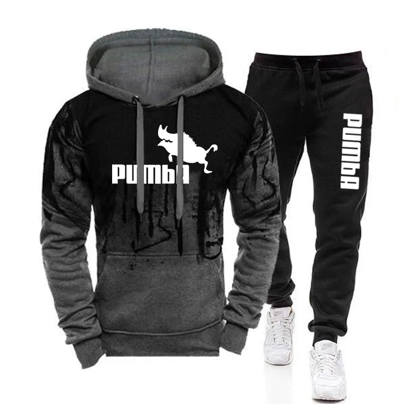 Mens Tracksuit Hoodies and Sweatpants Male Casual Sports Jogging Set Autumn Outfits sports suit sports set tracksuit set