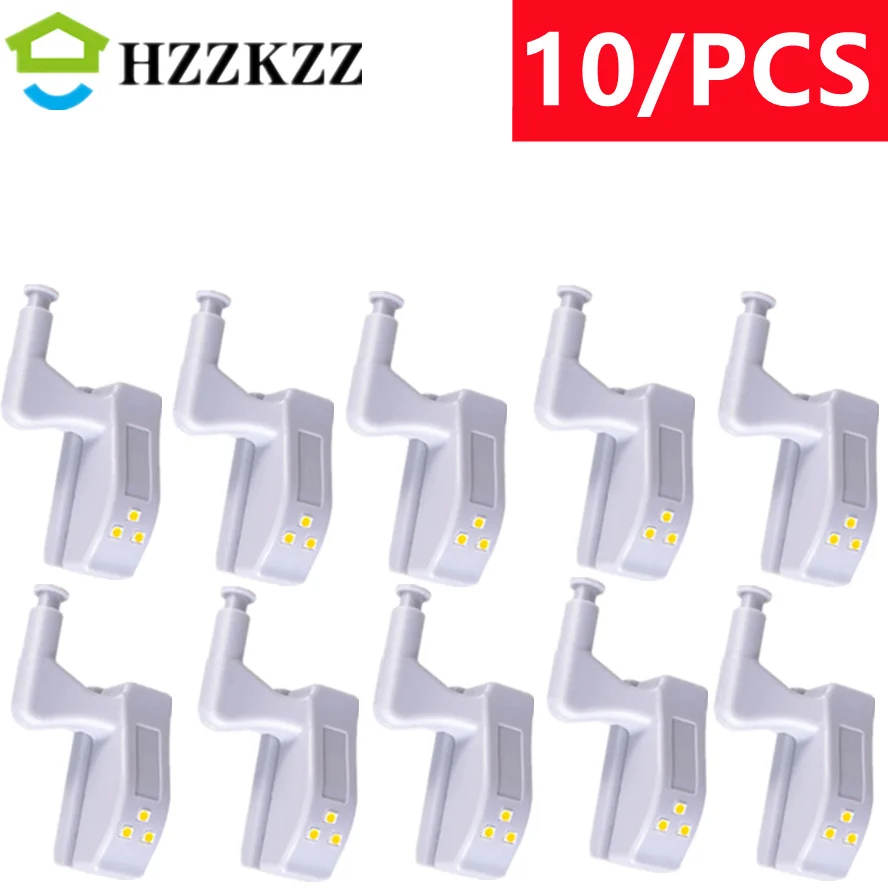 LED Inner Hinge Lamp Under Cabinet Lights Universal Wardrobe Cupboard Sensor Lights for Bedroom Kitchen Closet Night Lamp