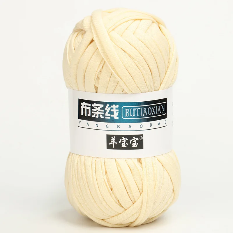 Knitting yarn 100g/Ball Soft Thick T Shirt Yarn Wool for Hand Knitting Blanket Carpet Handbag Crochet Cloth Threads for Knitting