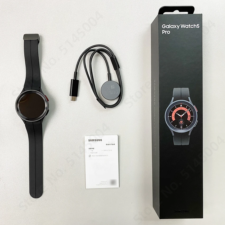 Samsung-reloj inteligente Galaxy Watch 5 Pro de 45mm, dispositivo con  pantalla Super AMOLED de 1,4 pulgadas, frecuencia cardíaca y medidor de  oxígeno en sangre, batería de 590mAh, GPS - AliExpress