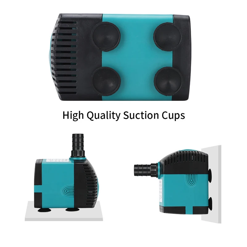 3W 6W 10W 15W 25W Ultra-Quiet Submersible Water Fountain Pump Filter Fish Pond Aquarium Water Pump Tank Fountain 110V/240V