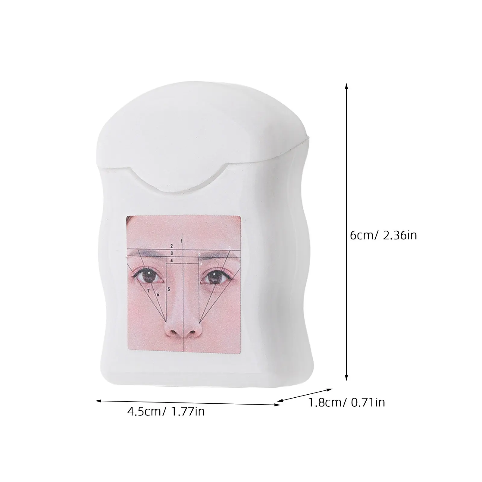 눈썹 매핑 스트링 정밀 나일론 다기능 눈썹 모양 만들기 도구 자수 배치 가이드 눈썹 문신 도구 메이크업