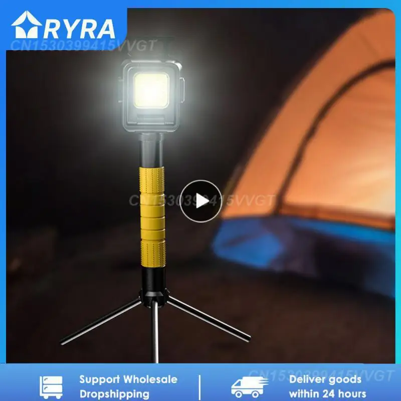 

Маленький фонарик, брелок для ключей, фонарик для кемпинга, USB-перезаряжаемая лампа, фонарь для кемпинга, яркий внешний фонарь для кемпинга с вращением на 90 °