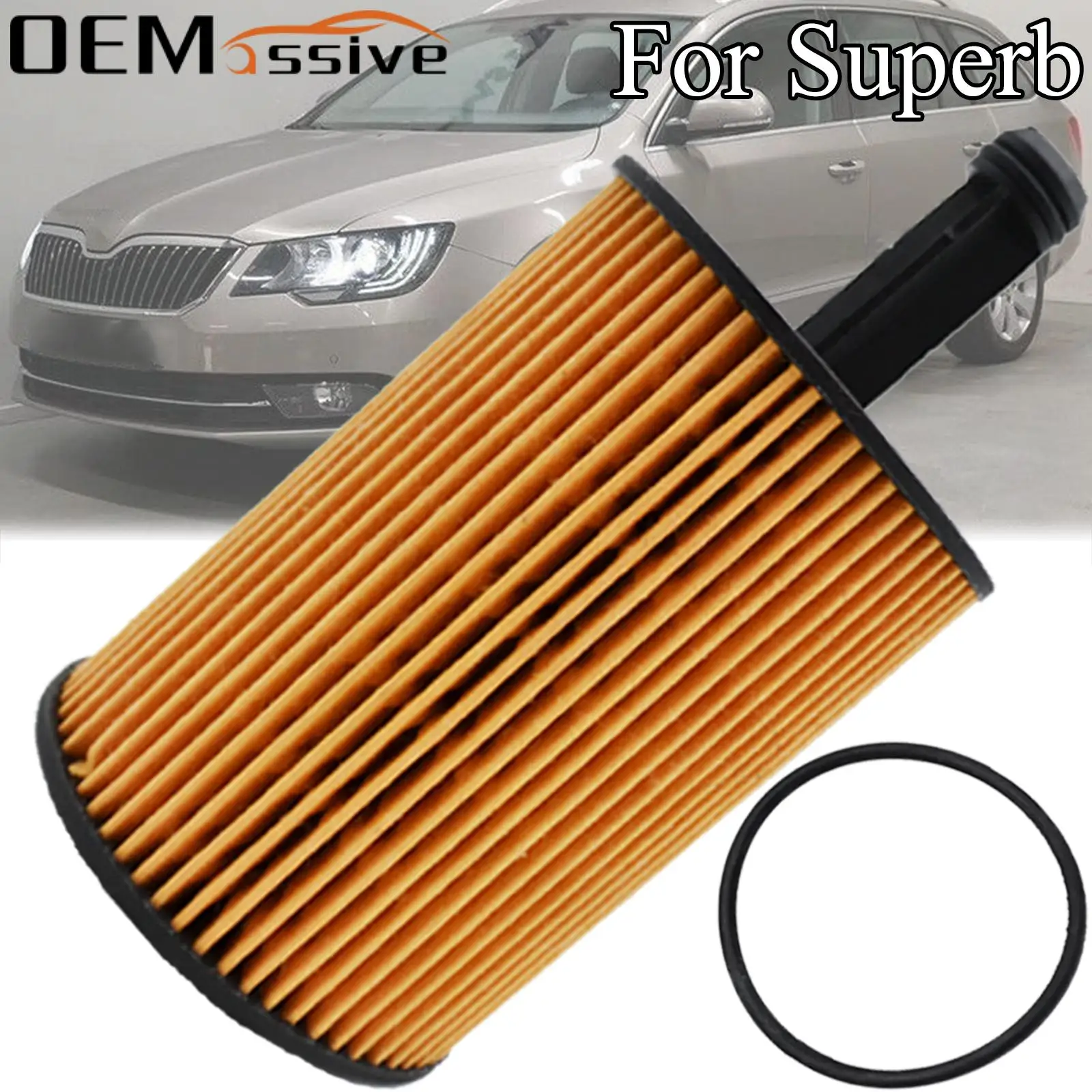 Filtro Olio Per Skoda Superb 3T 2008 - 2011 2012 2013 2014 2015 1896Cc 1968Cc 1.9 2.0 Tdi Bls Bxe Bmp Cbbb Bkd Cffb Cdva Engine