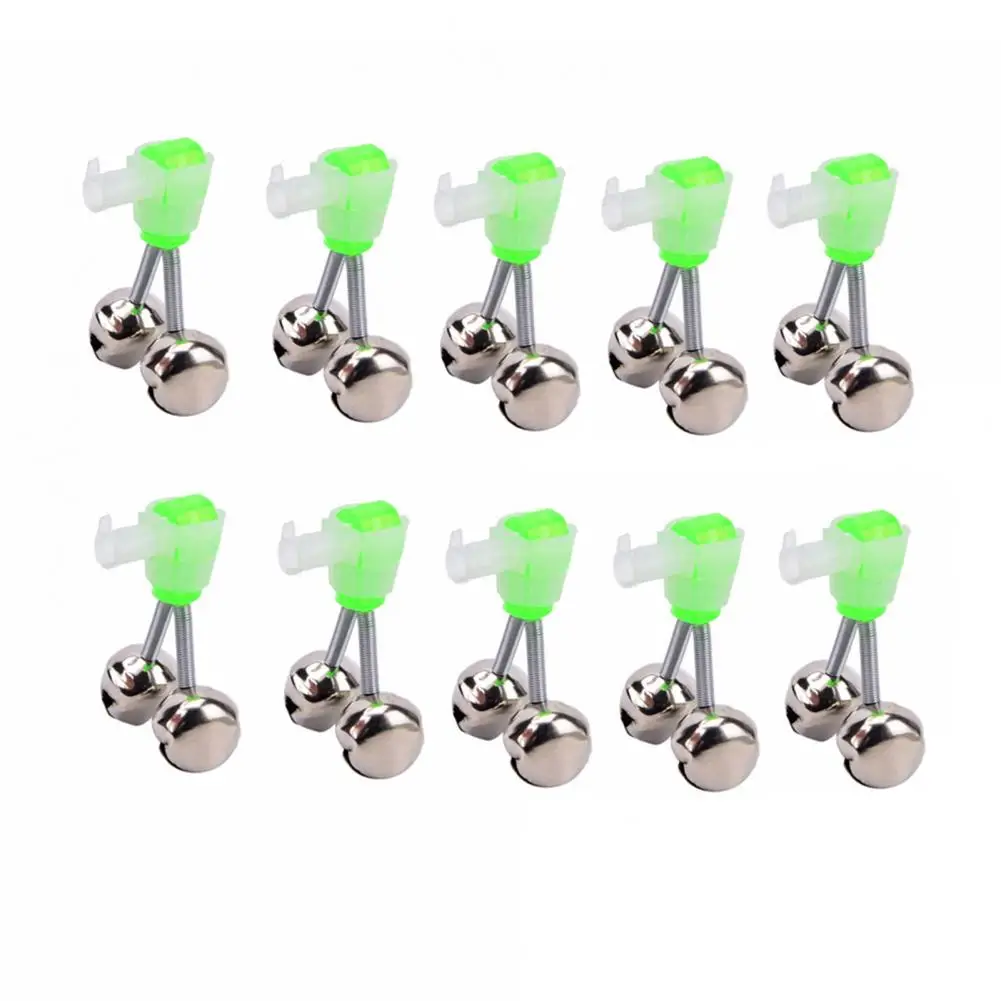 20 Campane Da Pesca Luminose Con Clip A Spirale - Allarme Per Morsi E Pesca Notturna - Foto 7