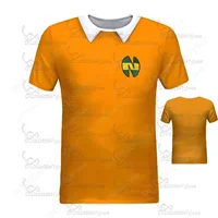 Capitaine Tsubasa maillot de Football impression 3D Johnson Benji Julian Ross T-Shirts de Football été enfants hommes sport Fitness T-shirt 4