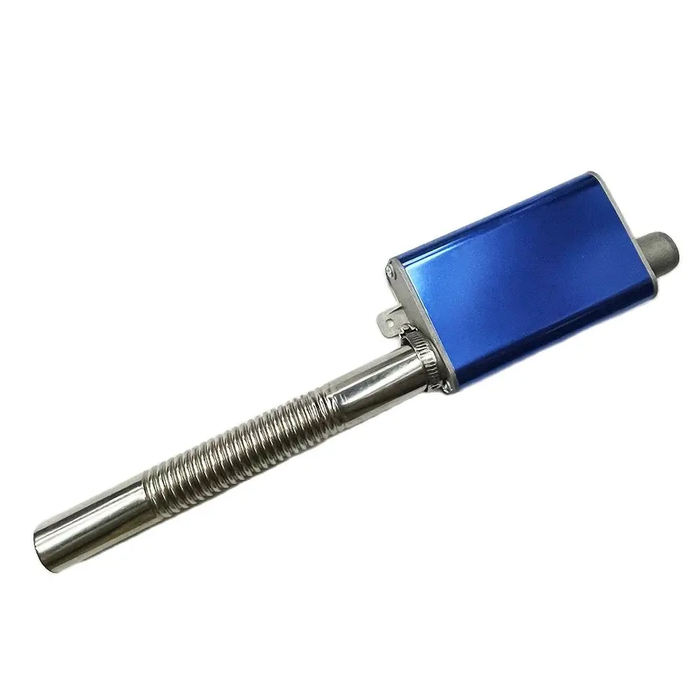 15cm Car Auto Air Parking Heater Exhaust Pipe 2 Clamps Fuel Tank Exhaust Pipe Hose Tube Stainless Steel for Diesel Heater diesel heater exhaust pipe air diesel heater duct pipe diesel heater air heater exhaust connector car heater accessories