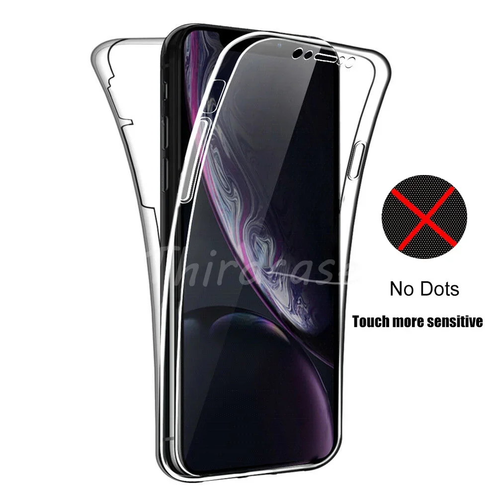 Premium 360° Full Body Shockproof Clear Case