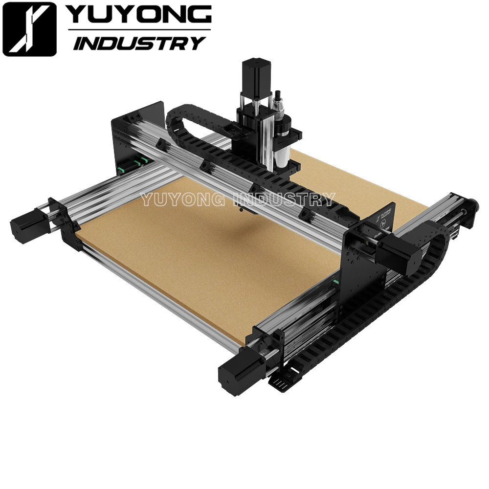 Silver 5075 QUEENBEE ULTRA CNC Full kit Linear Rail upgraded precise CNC router Engraving machine with New Tensioning system