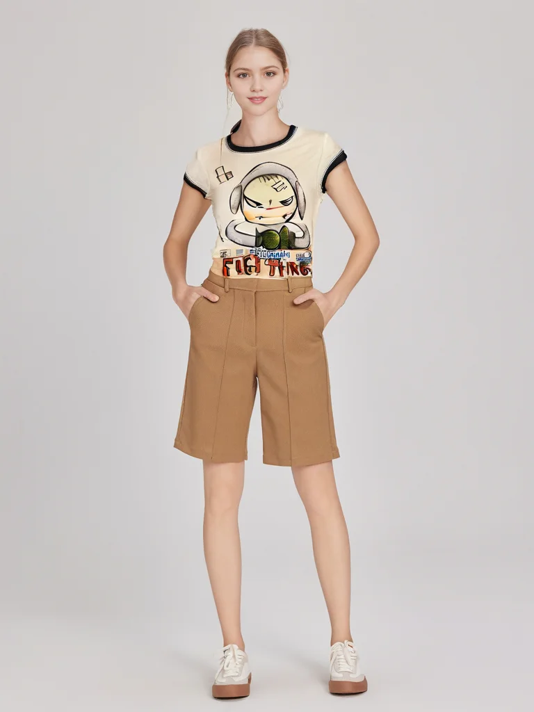 Harajuku Y2k Clothes Aesthetic Emo girl Slim Y2k Crop Top Gothic Punk Baby Tee Vintage Street Women anime Print Grunge T-shirts 2