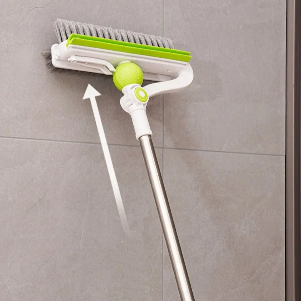 Description Picture 5 of itemHandheld Floor Cleaning Brush Double-Layer Detachable Head Stainless Steel Brush Adjustable Deep Cleaning Scrapers Brush