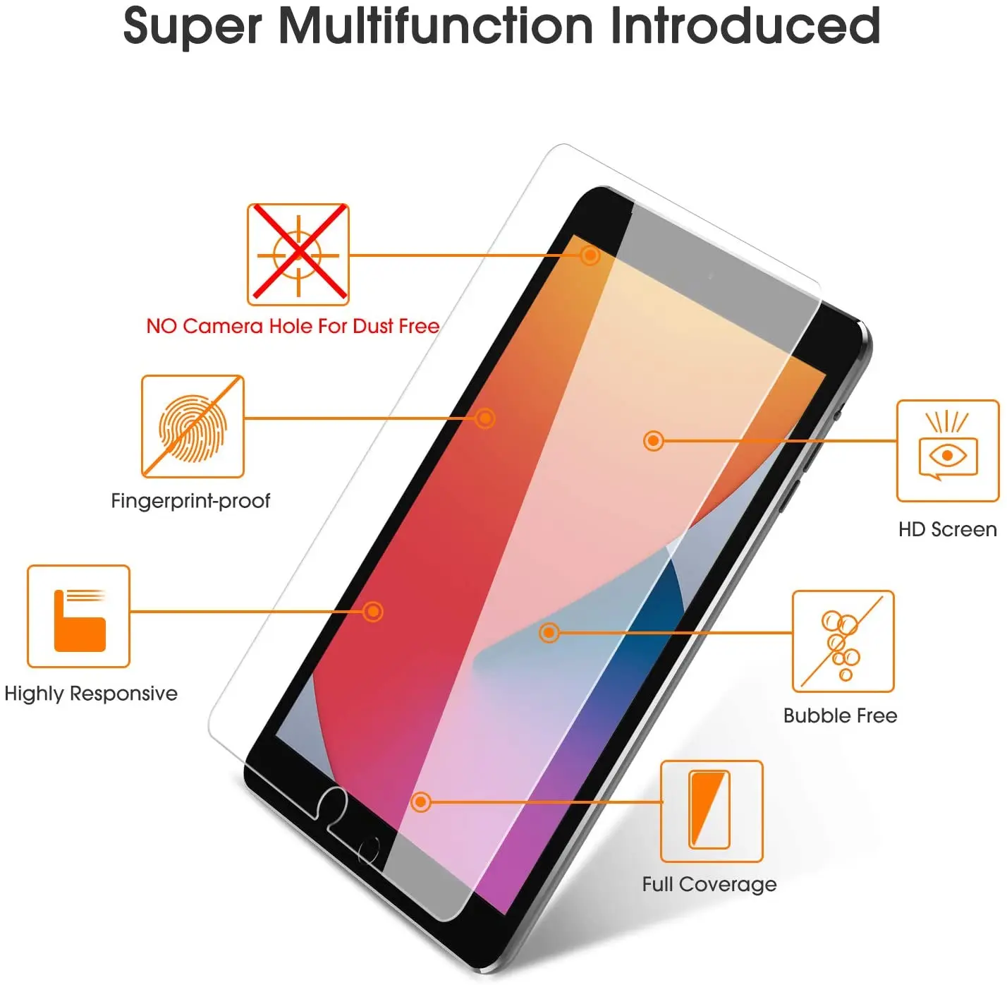 2PCS Glass film for iplay 50 60 mini lite pro 8.4'' tablet tempered glass  protective screen protector 5