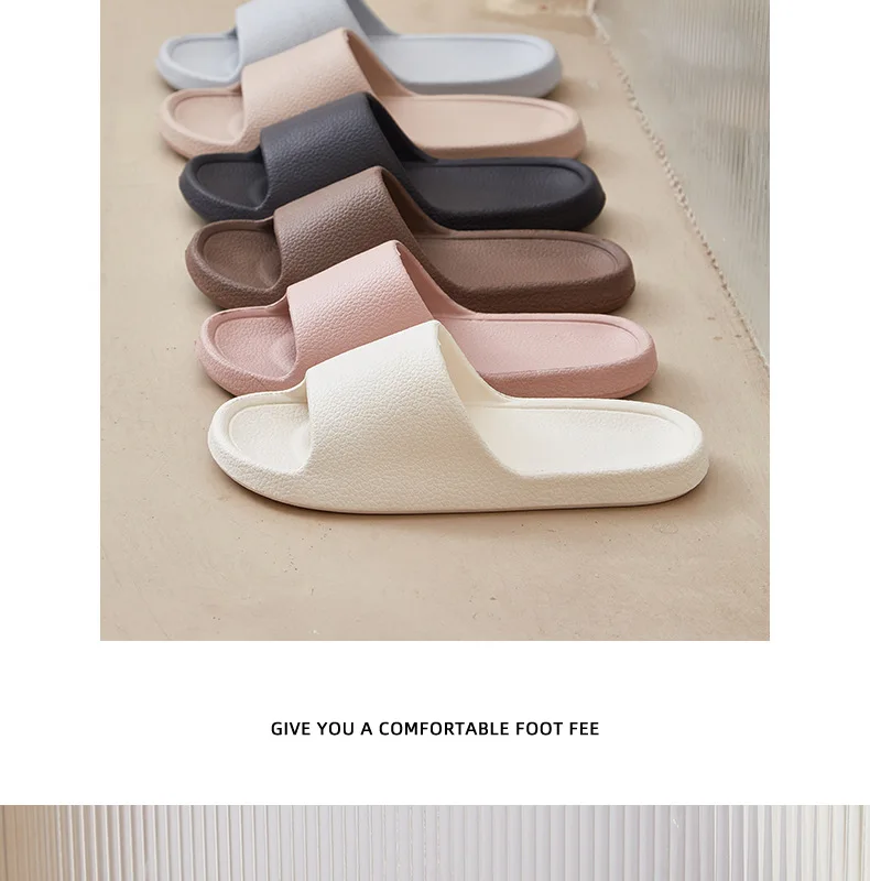 EVA Herren-Sandalen, Flip-Flops, Herren-Hausschuhe, einfarbig, rutschfest, weiche Sohle, bequeme Dusch-Hausschuhe, Outdoor-Paar-Schuhe, Sommer – Detail 14
