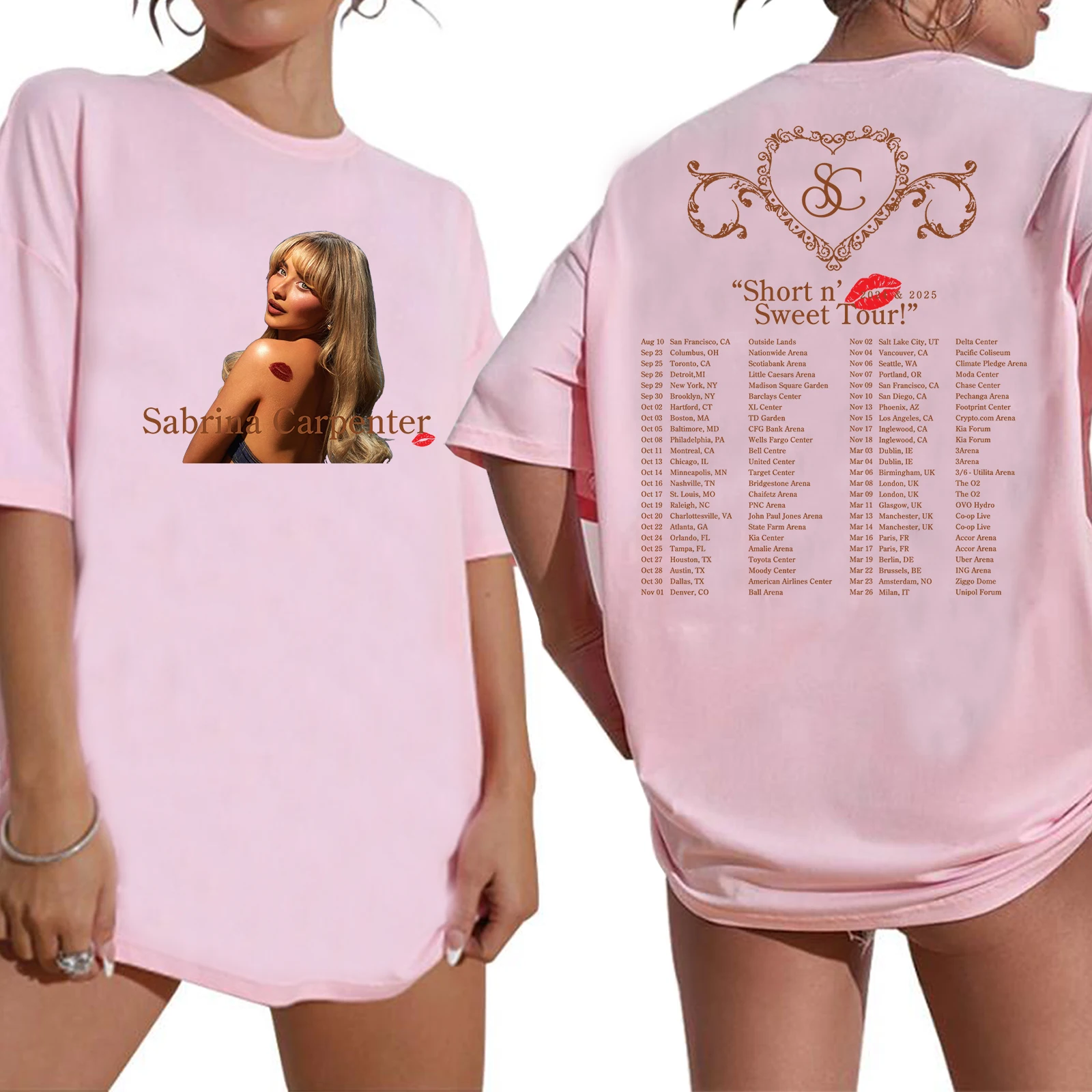 Sabrina Carpenter Short n' Sweet Tour 2024 2025 Extra Large