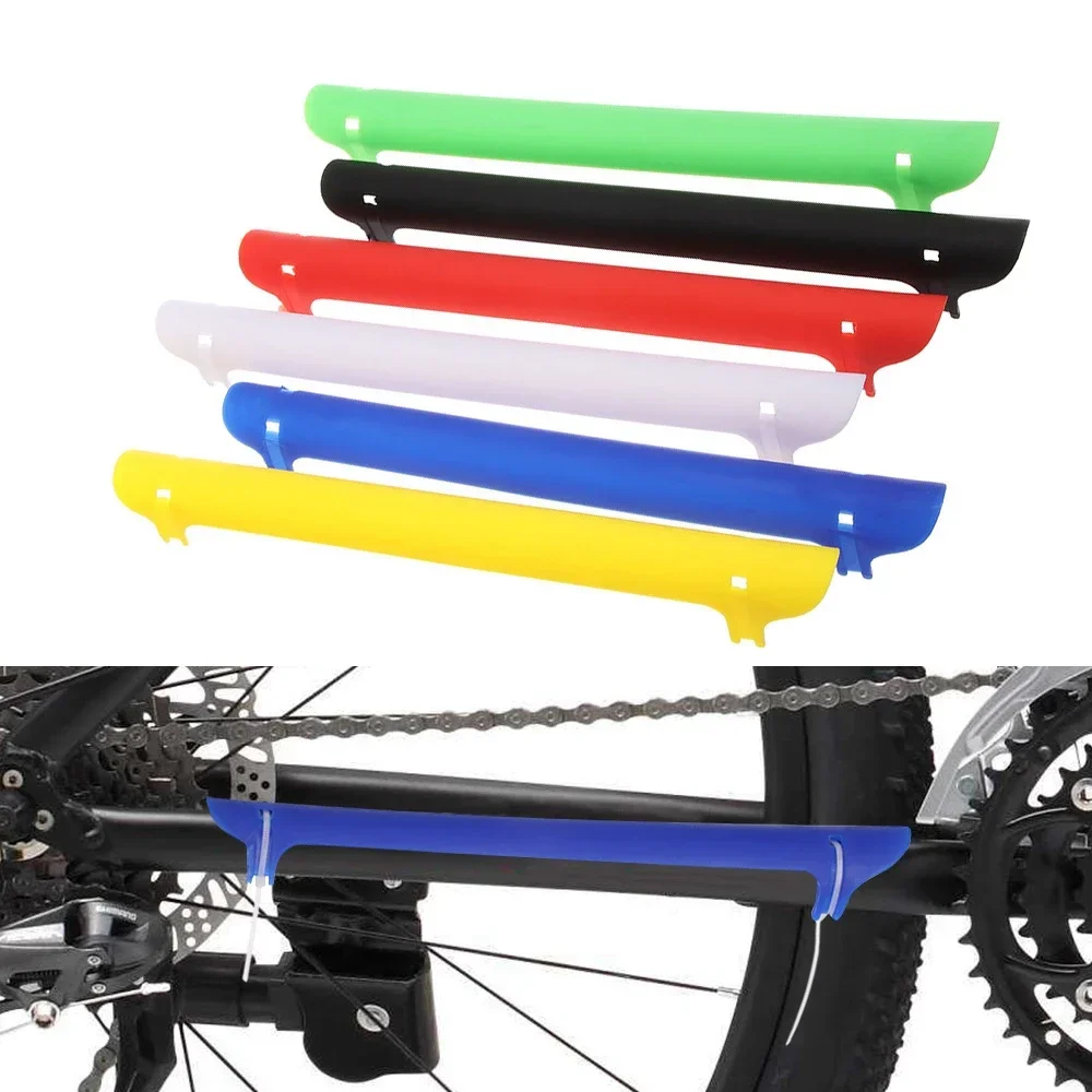1PC Plastic Bicycle Chain Protection Cycling Frame Protector Chainstay Rear Fork Guard Cover Pad MTB Road Bike Parts Accessories