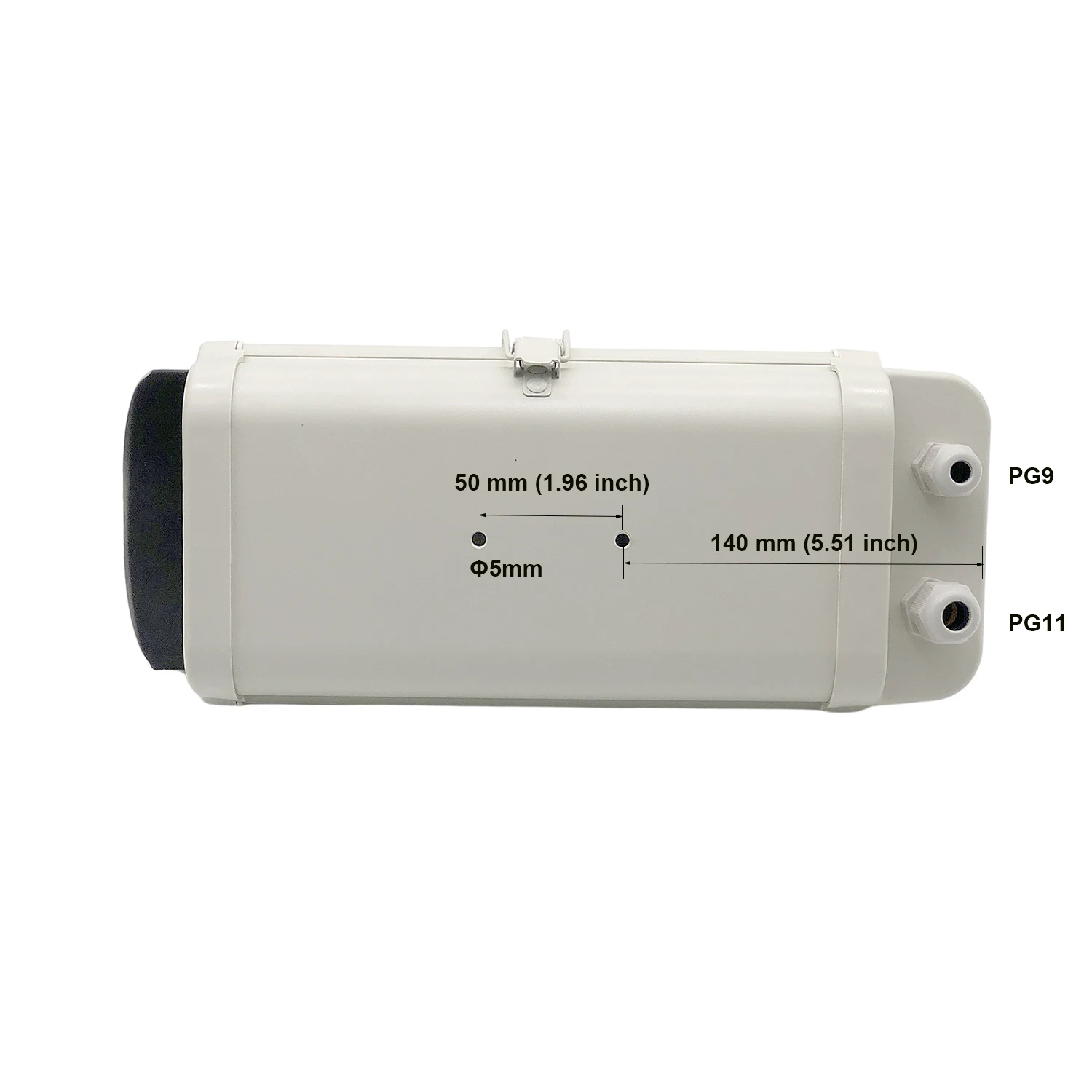 CCTV Camera Housing Cover 340*145*105mm Outdoor Waterproof Enclosure Single Lock Aluminium Alloy Surveillance Camera Housing Box