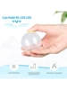 Thicken Crush Proof 5.5cm 100pcs Plastic Ball Pit Balls Multicolor Pearl white and Transparent for Kids Play with Bag 5