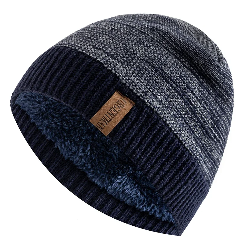 Hot Sale Unisex Winter Hats Casual Warm Beanie Cap For Men Women Letter Label Fashion Winter Knitted Hats