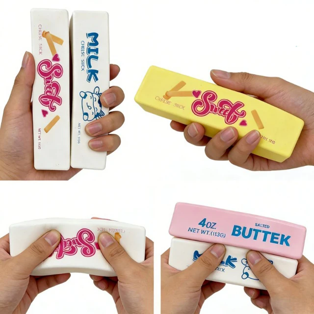 Butter Squishies Toys Soft Slow Rebound Squeeze Toys Stress Relief Decompression Butter Stick Fidget Toys Stress Ball 1