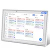 10.1 inch Smart Digital Calendar and Chore Chart, 1920 * 1080P Full HD Touchscreen Interactive Display, Desk Planner with Meal
