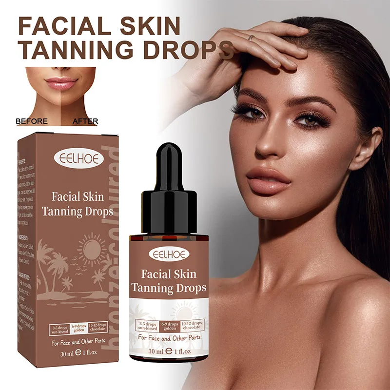 Crema de bronceado Facial para la piel, bronceador Sexy para