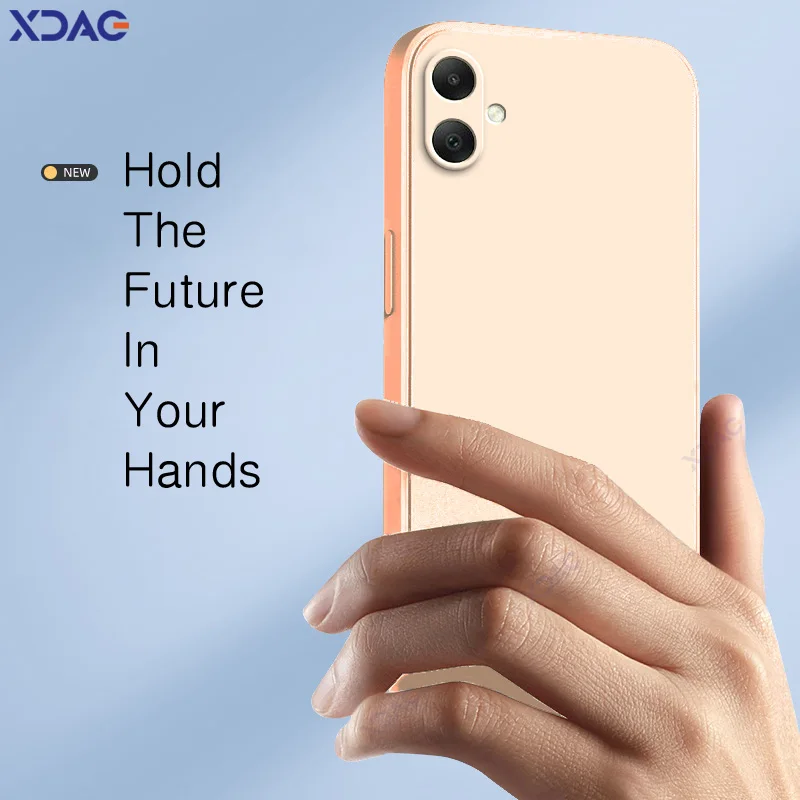 Original Square Liquid Silicone Phone Case - Soft Shockproof Protective Cover