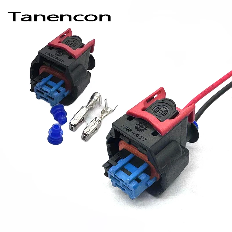 

1 Set 2 Pin 2.8 Series Fuel Injector Plug Automobile Waterproof Electric Wire Cable Socket Connectors 1928405521 for Great Wall