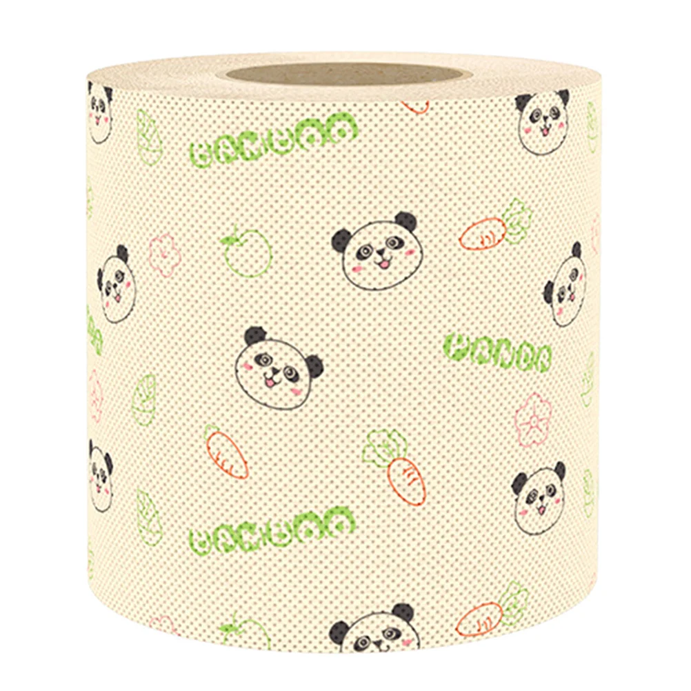 Fancy Toilet Paper Novelty Towels Tissues with Printed Pattern Patterned Bamboo