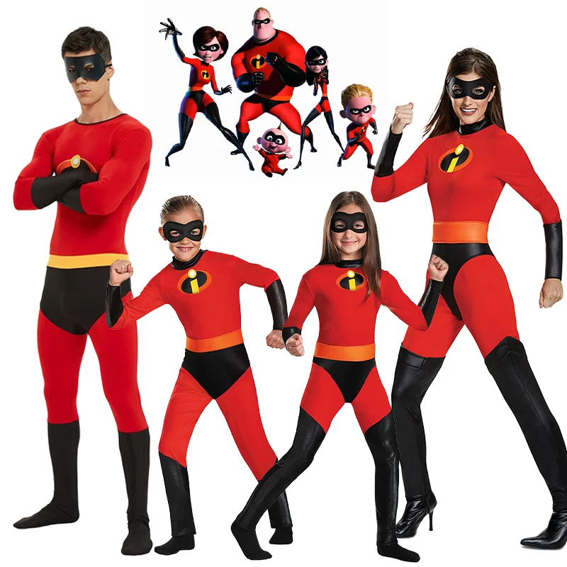 Les Indestructibles Costume Jack Parr Cosplay Combinaison Indestructibles  Bob Parr Cosplay Adulte Enfant Bodysuit M