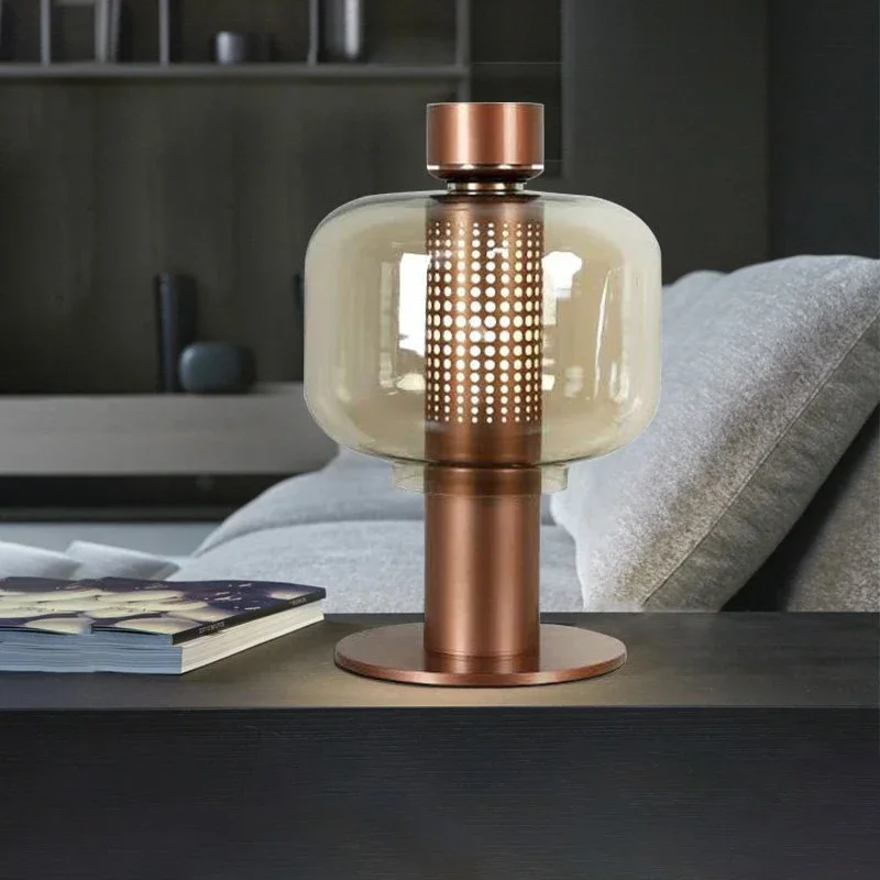 

Modern Table Lamps Nordic Designer Led Lights Bedroom Bedside Lamp Restaurant Living Room Decoration Minimalist Glass Desk Light