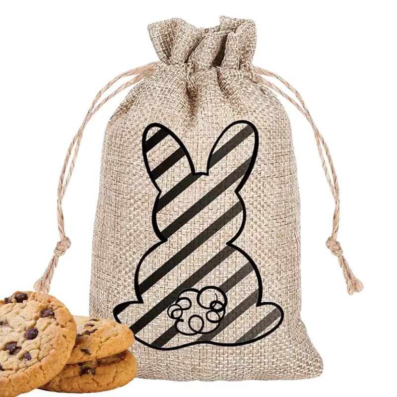 

Easter Burlap Gift Bags Burlap Drawstring Gift Bags For Jewelry Goody Bags For Easter Gift Wrapping Party Wedding Favors DIY