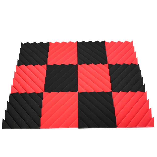 Make friend 24PCS 300x300x25mm Studio Acoustic Foam Sound Insulation  Treatment Panels KTV Drum Room Wall Soundproof