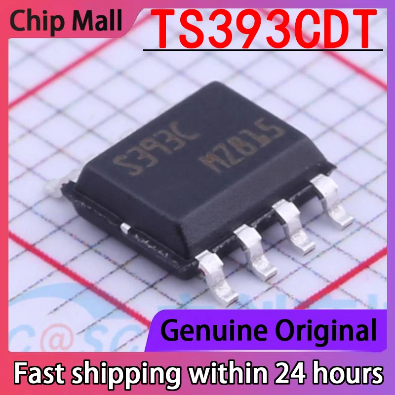 

10PCS New TS393CDT Screen Printed S393C Packaging SOP8 Voltage Comparator Chip