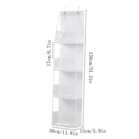 Multi-functional Fabric Hanging Bag for Behind the Door Multi-layer Storage Hanging Bag Miscellaneous Organizer Storage Hanging 2