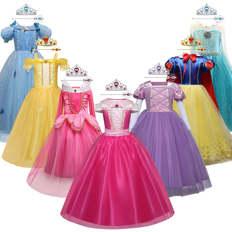 Girls Princess Dress 2023 Girl Encanto Cosplay Princess Elsa Costume Kids  Birthday Party Halloween Carnival Party Fancy Dress - AliExpress