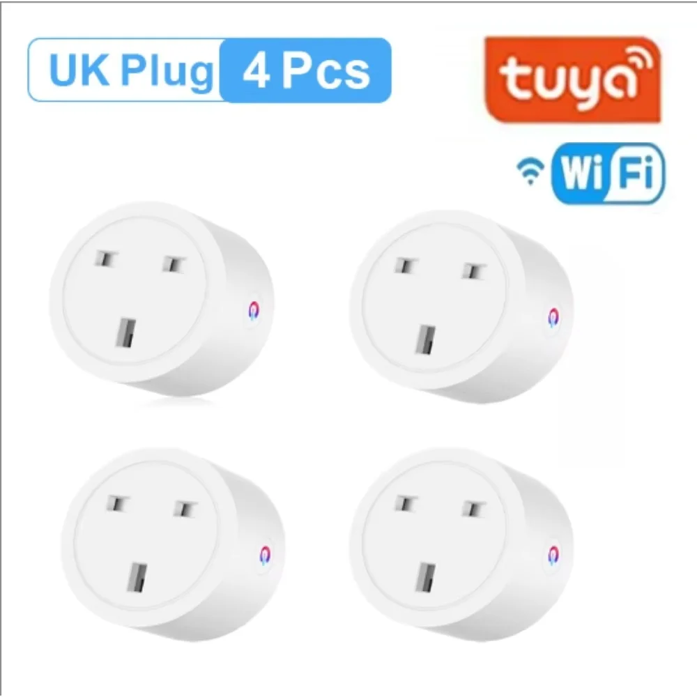 Smart WiFi Plug with Power Monitoring and Remote Control - Compatible with Smart Home Assistants