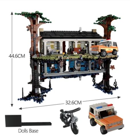 2499pcs City Stranger Things The Upside Down Building Blocks 75810
