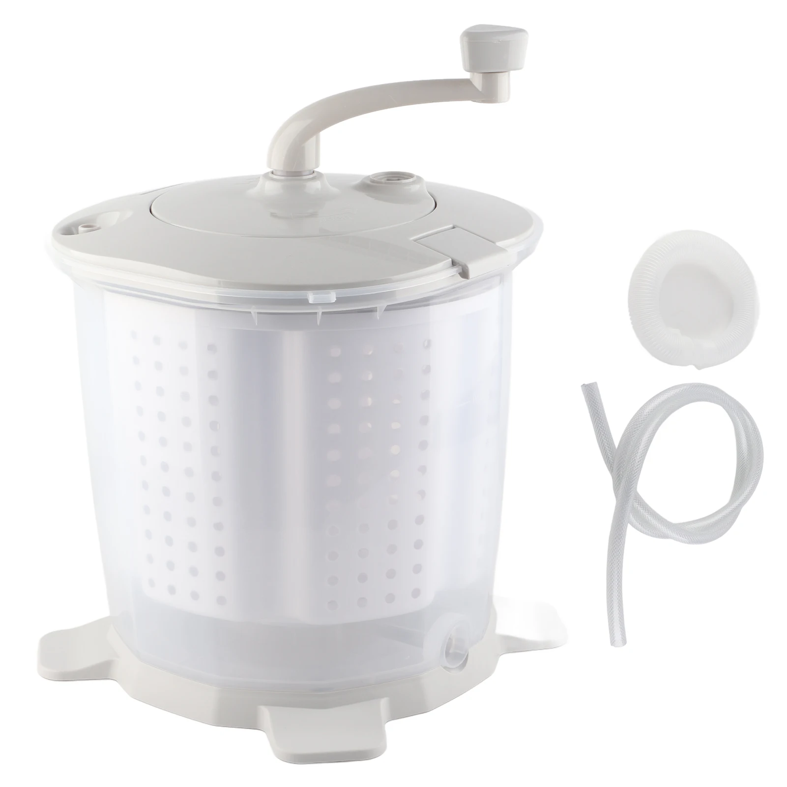 Mini Portable Manual Operation Washing Machine Underwear Laundry Washer for Home Dormitory Gray 1