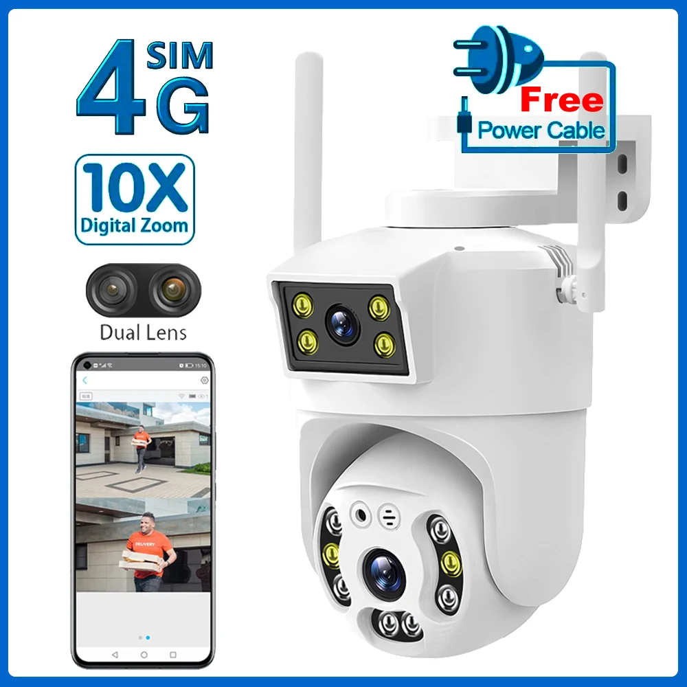 

IP-камера для системы видеонаблюдения, 4G, Sim-карта