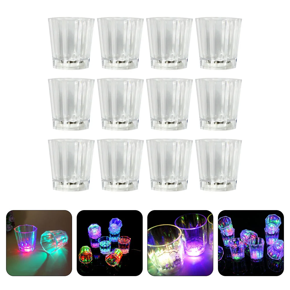 

Light Up LED Cups Automatic Flashing Drinking Cup Color Changing Beer Whisky Mugs Shot Glasses Bar Club Party Supplies