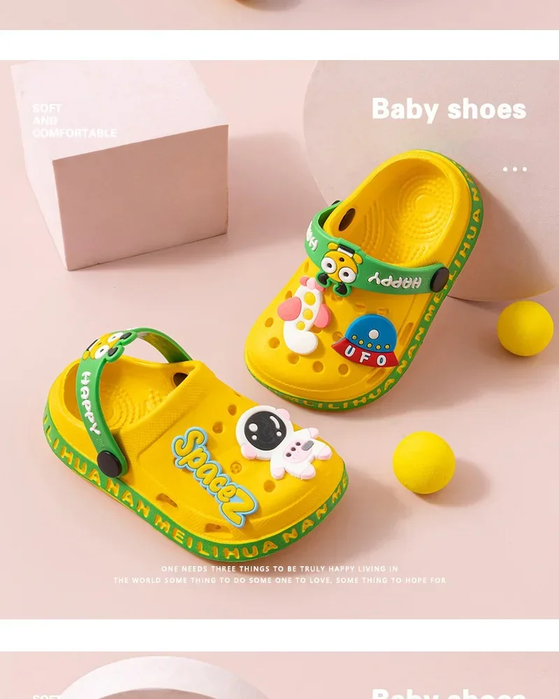 Children Summer Slippers - Waterproof EVA Kids Garden Shoes | Soft Outdoor Footwear